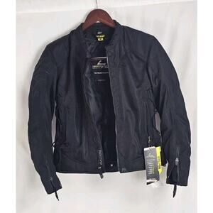 Get Stung SCORPION Women's Black Motorcycle Jacket Size Medium NWT